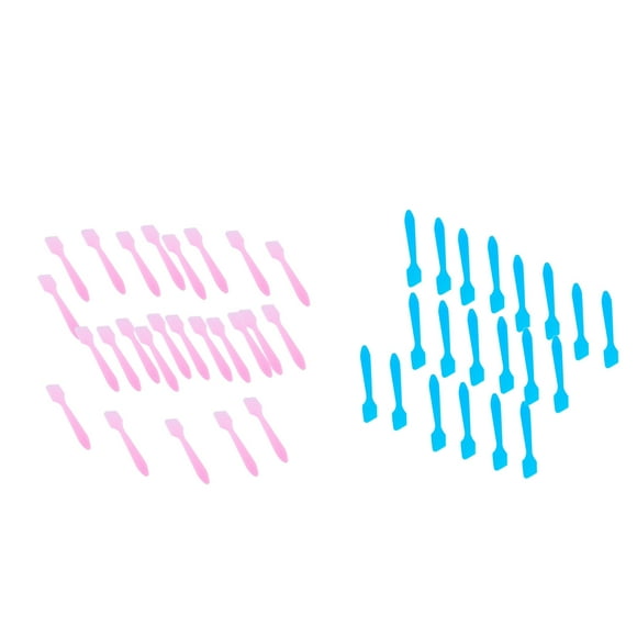 200 Uds de plástico desechable Salvador Herramienta de mezcla de mascarilla Mini espátula cosmética