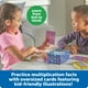 thumbnail image 2 of Recursos de aprendizaje sobre tarjetas de multiplicar Jumbo Visual Kids, 2 of 6