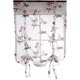 thumbnail image 1 of Cortina romana floral rosa de 0,8 x 1 m, cortinas de encaje, cortinas transparentes, cortinas francesas, cortinas opacas transparentes, 1 of 5