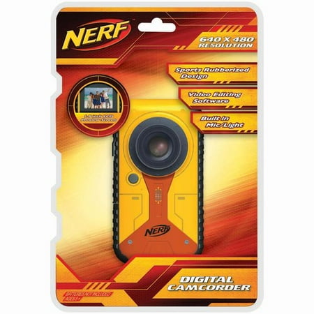 Sakar 38056 Nerf Digital Video Recorder Yellow