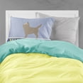 thumbnail image 2 of Cairn Terrier Welcome Fabric Standard Pillowcase Blue, 2 of 2