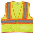 thumbnail image 2 of Ergodyne GloWear® 8229Z Type R Class 2 Economy Two-Tone Vest, Lime, 2XL/3XL, 2 of 3