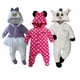 thumbnail image 1 of Kit 3 Mamelucos con Gorro Bordado Disney Daisy, Minnie Bolitas, Pua Disney KitB315, 1 of 5