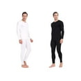 thumbnail image 2 of Magg Men's Thermal Base Layer Long Johns Cotton Blend Top And Bottom Set, 2 of 9