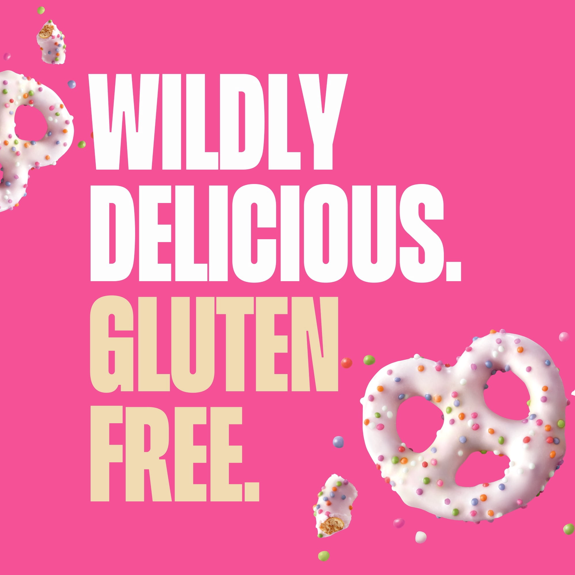 (6 pack) Glutino Gluten Free Birthday Cake Pretzel Twists, Gluten Free Snacks, 5.5 oz