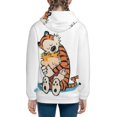 thumbnail image 4 of Calvin And Hobbes Youth Hoodies 3D Print Pullover Hooded Sweatshirt Unisex Casual Sweater Tops Blouse Long Sleeve Kids Hoodie Large, 4 of 8