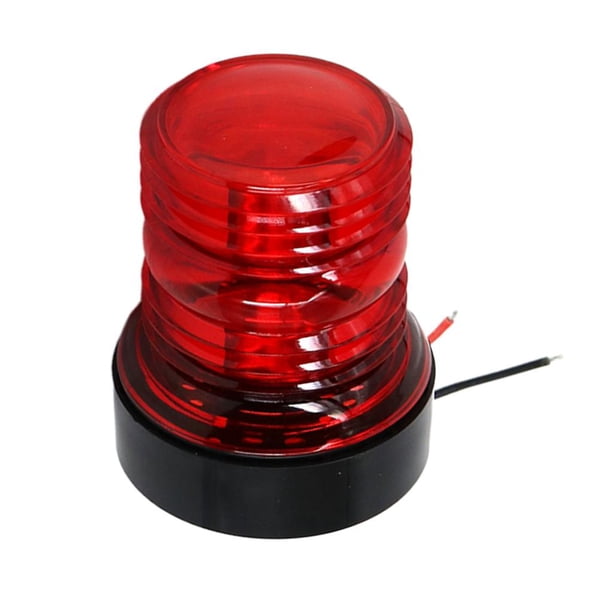 Luz de ancla roja Cola Luz de navegación LED Lámpara de señal de advertencia