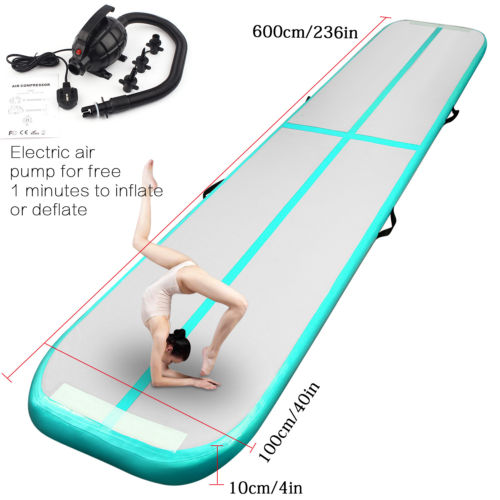 Air tumbling track 6m x 2m airtrack gymnastics   Pinterest