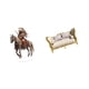 thumbnail image 1 of Letrero de escritorio Home Knight,Adorno de caballero acrílico 2D para estantería de manualidades,sofá de casa de muñecas,Muebles de casa de muñecas,modelo de sofá de casa de, 1 of 8