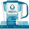 Brita Small 6 Cup Denali Water Filter Pitcher with 1 Brita Standard
