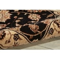 thumbnail image 4 of Nourison  Hand-tufted Persian Floral Traditional Area Rug Midnight 8' Round Contains Latex Oriental 0.51 - 0.75 inch Handmade 3' x 5' Accent, Indoor,, 4 of 4