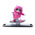 thumbnail image 1 of SharkTRUE Smooth Sliding, Stylish Skateboard Bear Ornament for Car Decor, 1 of 8