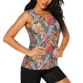 thumbnail image 2 of Lsque Tropical Fruit Printed Workout Tank Tops for Women, Athletic Sports Tank Tops, Compression Sleeveless Dry Fit Shirts,Sleeveless Yoga Shirt-, 2 of 9