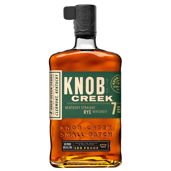Knob Creek Small Batch Straight Rye Whiskey Aged 7 YR, 750 ml Bottle, ABV 50.0%
