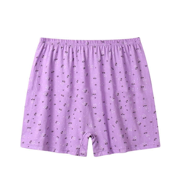 Mlkoz Panties for Women Breathable Underwear High Waisted Shorts Boy Shorts Loose Soft Panties For Ladies XL-5XL