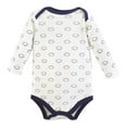 thumbnail image 4 of Hudson Baby Cotton Long-Sleeve Bodysuits, 3- Pack, Newborn- 24 Months, 4 of 5