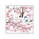 thumbnail image 1 of 2 pegatinas de pared con diseño de pájaros y flores rosas para ventana, impermeables, modernas y versátiles. Horizontal, 1 of 9