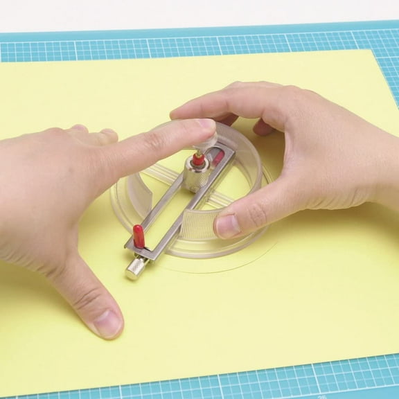 DASAW-Circle Cutter, Leaves no pin trace, 3/4" to 6-3/4" Diameter (iC-1500P)