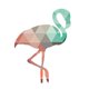 thumbnail image 2 of Decoración Geométrica Inicio Arte De Pintura Imagen Flamingo / Reno Imprimir, 2 of 8