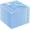 Blue, variant on 100Pcs Disposable Dessert Plates Set, Includes 50 Silver Glitter Square 6" Cake Plates and 50 Plastic Forks 5.7", Party Supplies for Wedding, Birthday, and Celebration
