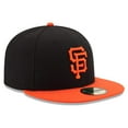 thumbnail image 3 of Men's New Era Black/Orange San Francisco Giants Authentic Collection On-Field 59FIFTY Fitted Hat, 3 of 6
