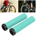 thumbnail image 3 of Bike Handlebar Grips, Mountain Bike Handlebar Single Locking Grips Replacement Bike Grips Bicycle Shock Absorbing Rubber Grips for BMX, Mountain Bike,, 3 of 8