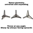 thumbnail image 5 of Stainless Steel Caltrops Stakes, 1 Inch Four Point Caltrops, Hunting Accessories Outdoor Accessories for Target Practice, Pack of 30, 5 of 9