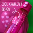 thumbnail image 6 of Tinc Pink Flip & Clip Water Bottle - Lockable & Leak-Proof 17.5 oz 500ml, 6 of 7