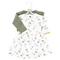 thumbnail image 2 of Hudson Baby Infant and Toddler Girls Cotton Dress and Cardigan Set, Sage Floral, 5T, 2 of 5