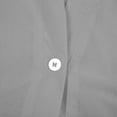 thumbnail image 6 of Conairie Womens Linen Shirts Short Sleeve Regular Fit Collar Button Shirts Solid Lightweight Soft Basic Blouses Vacation Clothes Grey XL, 6 of 9
