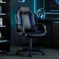 thumbnail image 6 of Snugway Ergonomic Gaming Chair - Adjustable Swivel Computer Desk Chair with PU Leather,Blue, 6 of 8