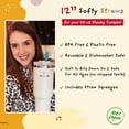 thumbnail image 2 of Pajitas de silicona Softy Straws para vaso Stanley de 1,2 L y 30 cm, 2 of 6