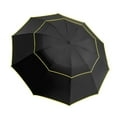 thumbnail image 2 of ZenCart Extra Large Folding Umbrella Double Canopy Sun Blocking UV Protection Umbrella with Reflective Strips Windproof 10 Ribs Waterproof Sun Rain Umbrella, 2 of 8