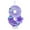 I, variant on Birthday Number Candle Purple Flower Birthday Number Candle Glittering Charming Number Candle Paraffin Number Candle For Girls Boys Birthday Anniversary/ Number Candle 0