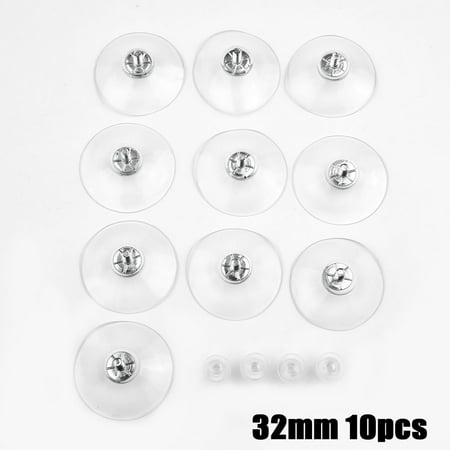 

PVC Thumb Screw Clear Suction Cups White Nut Rubber Casement Suckers Transparent