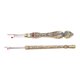thumbnail image 1 of Herramienta De Removedor Retro De Costura De Costura Vintage De 2 Piezas Con De Patrón 3D Exquisito Para Coser Las Artesanías De Bricolaje De Cuero, 1 of 7