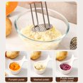 thumbnail image 4 of Potato Masher Ergonomic Handle Comfortable Grip Stainless Steel Even Mesh Hole Versatile Kitchen Tool, 4 of 7