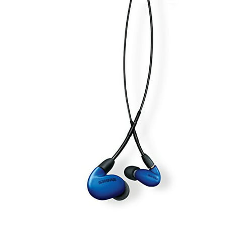 Shure SE846 Sound Isolating Over-the-Ear Earphones with Bluetooth, In-Line Remote & Mic Cables, Blue