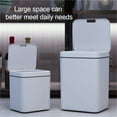 Lhxiqxz SelfSealing and SelfChanging 4.22 Gallon Trash Can Automatic Open Lid, Motion Sense