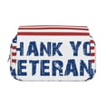 thumbnail image 2 of Sikiie Thank You Veterans Print Flip Double-layer Pencil Case, All-purpose Stationery Bag for Study and Office, Zipper Design, Unisex, 2 of 7