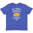 thumbnail image 3 of Inktastic My Great Grandma Loves Me with Taco Illustration Youth T-Shirt, 3 of 5