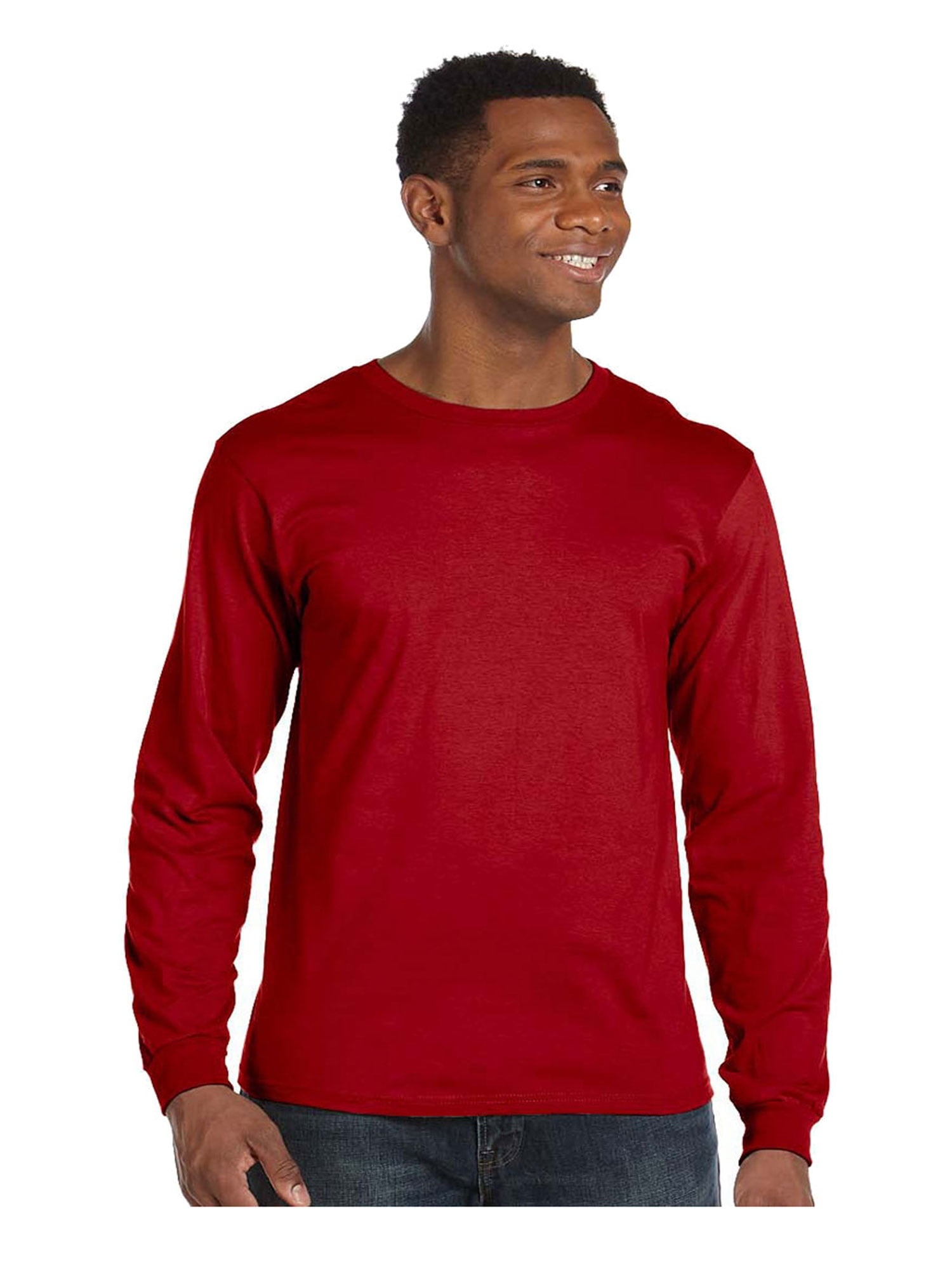 Anvil - Anvil Men's TearAway Label Rib Sleeve Cuff T-Shirt, Style 949 ...