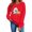 VKOYWKM-ZQR1-Red, variant on VKOYWKM Sweatshirts for Women Halloween Spooky Season Graphic Pullover Top Cute Crewneck Sweatshirt Oversized Long Sleeve Fall Sweatshirts