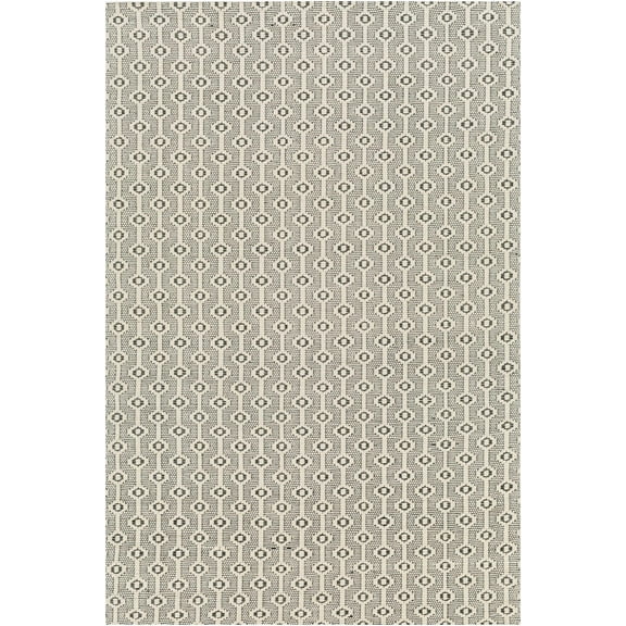 BoutiqueRugs Puna Contemporary Area Rug - Off White, Black - 27" x 45"