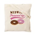 thumbnail image 2 of CafePress - Midwife Gift Doughnuts Tote Bag - Unisex Canvas Tote Bag, Beige, 1-Piece, 2 of 7
