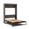 thumbnail image 2 of Atlin Designs 90" Queen Wall Bed with Storage in Bark Gray, 2 of 5