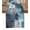 Blue Gray White, variant on ERUNPONLY Blue Grey Table Runner - 36 Inch Long Modern Oil Painted Abstract Art Aesthetics Cotton and Linen Blended Dress Scarves Farmhouse Table Runner for Kitchen Dining, Coffee Table, 13"x36"