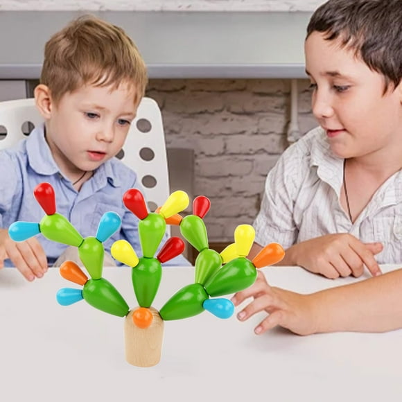 Pretend Play Toys for Toddlers,Educational Toys,Wooden Stacking Tree Toy for Kids Early Learning Development Hand-Eye Coordination Fine Motor Skills Building Educational Toy Ideal for Children