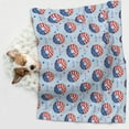 thumbnail image 6 of Sigee Donut with the USA Fag for Pet Blanket for Dog Cat Puppy Blanket Cat Blankets for Small and Medium Pets-Large, 6 of 8