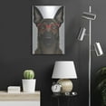 thumbnail image 6 of Luxe Metal Art 'Belgian Malinois Wearing Hipster Glasses' by Furbaby Affiliates, Metal Wall Art, 16"x24", 6 of 9